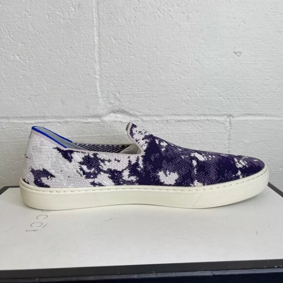 ROTHY'S The Original Shibori Tye Dye Limited Edition Purple Slip-On Women's 11.5 - Picture 3 of 9